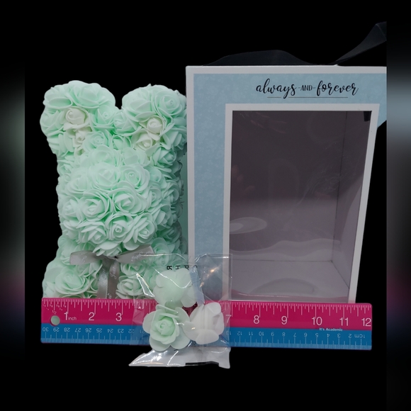 Always And Forever Faux Flower Bunny NIB - Picture 6 of 9